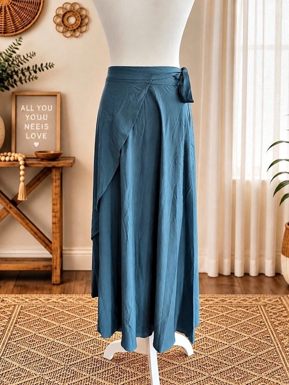 Halara Breezeful High Waisted Wrapped Tie Back Quick Dry Skirt Wrap Tie Maxi
